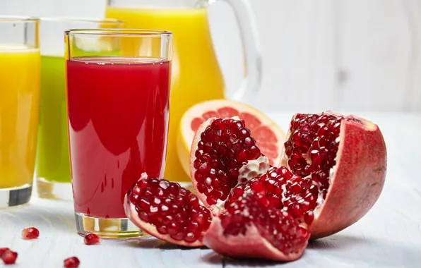 Juice, drink, garnet