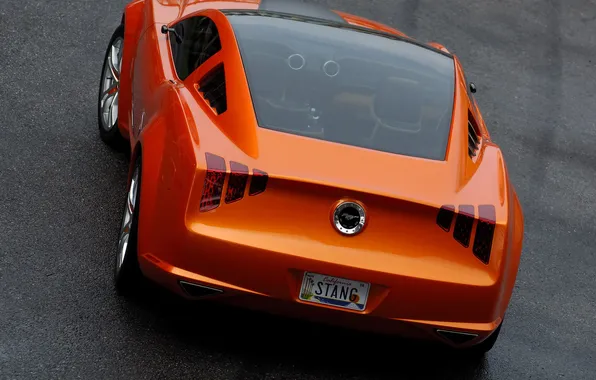 Picture orange, sport, mustang, concept, ford, giugiaro