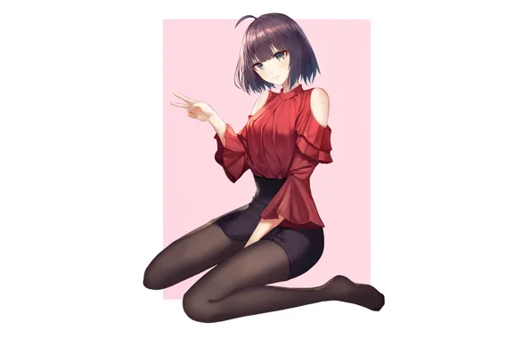 Picture girl, style, tights