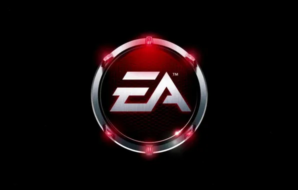 Round, the background, gaming company, the logo, Wallpaper.tm
