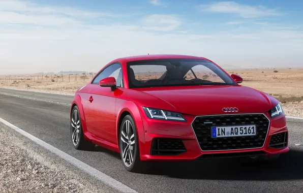 Front view, Coupe, Quattro, 2018, Audi TT, 45 TFSI