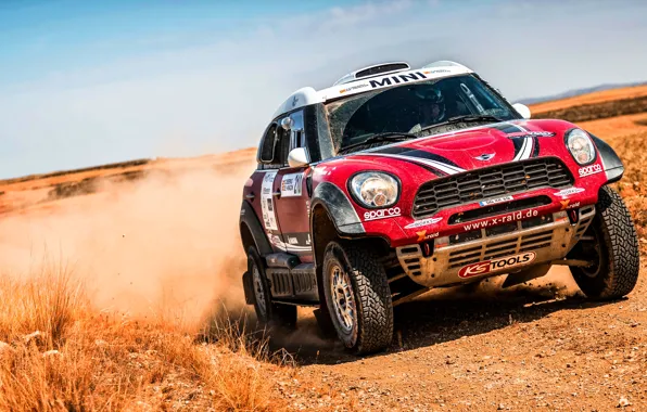 Mini, Dust, Sport, Speed, Race, Rally, SUV, Rally
