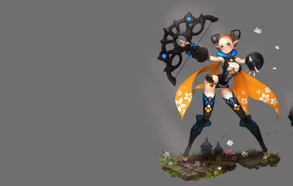 Picture girl, fantasy, Archer, art, Saskatoon