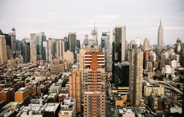 USA, United States, skyline, New York, Manhattan, NYC, New York City, Empire State Building