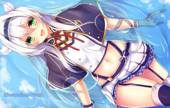 Girl, anime, art, Rokudenashi Majutsu Koushi's Akashic Records