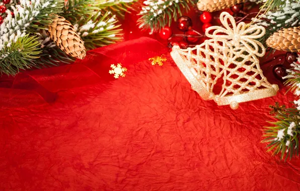 Tree, bumps, Christmas decorations
