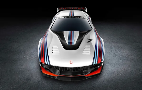 Supercar, twilight, the front, Martini, racing car, Giugiaro, Martini Racing, Brivido