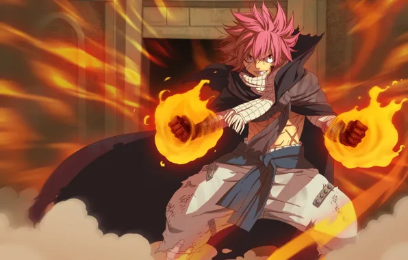 Fire, battlefield, red, flame, game, magic, fighter, red hair