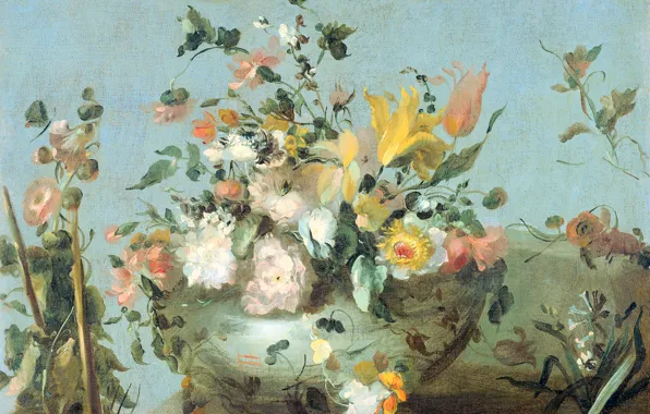 Picture canvas, oil, Still life with Flowers, picture