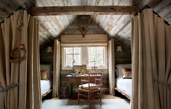Picture room, interior, bedroom, Sewanee