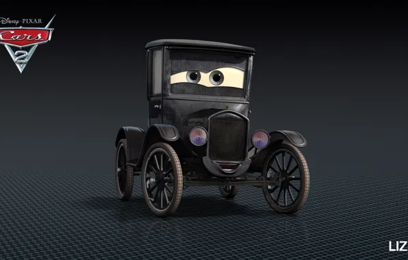 Cartoon, cars, pixar, lizzie, disney