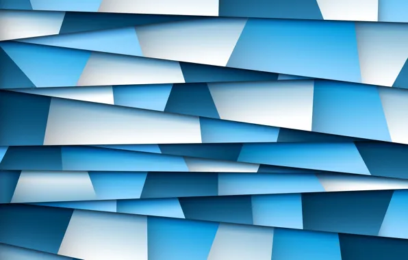 Abstraction, abstract, geometry, blue, background, paper
