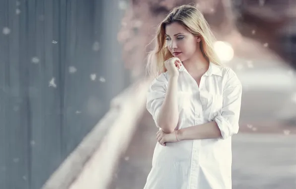 Shirt, bokeh, eternity, Alessandro Di Cicco