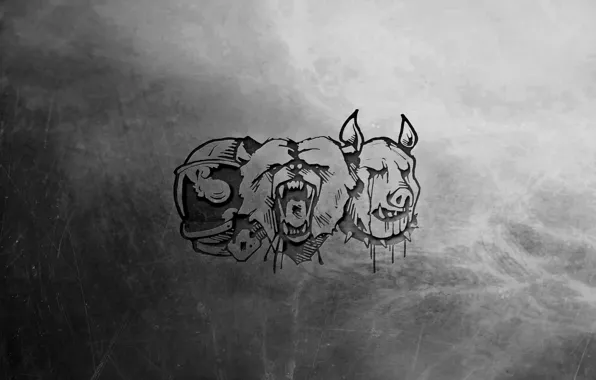 Astronaut, bear, boar, bear