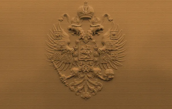 Picture background, coat of arms, Russia