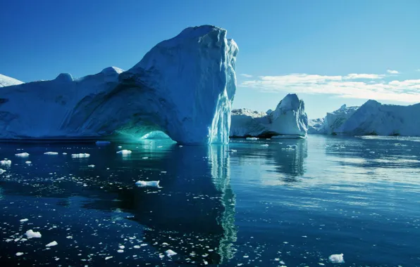Picture ice, sea, water, glacier, iceberg