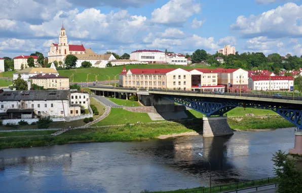 Picture bridge, Belarus, Grodno, brewery