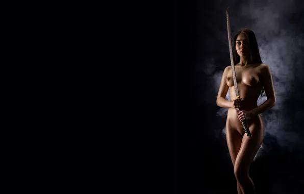 Chest, look, sexy, pose, model, smoke, naked, body