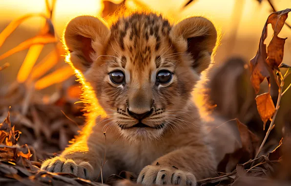 Look, the sun, light, nature, portrait, Leo, lies, face