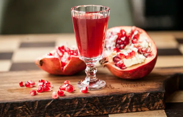Berries, juice, garnet