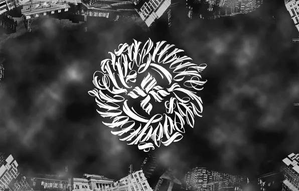 Music, Logo, Art, Art, Music, Wallpaper, Russian Hip-Hop, Black &ampamp; White