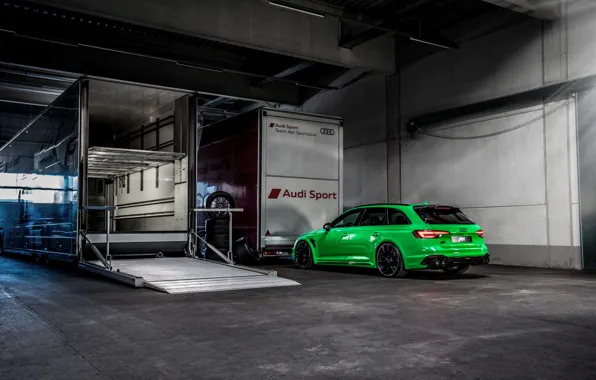 Audi, rear view, RS 4, ABBOT, universal, RS4, 2019, RS4+