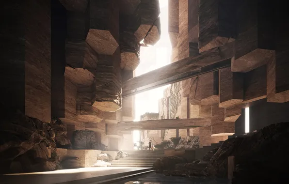 Hotel, cave, neom, saudi arabia, siranna