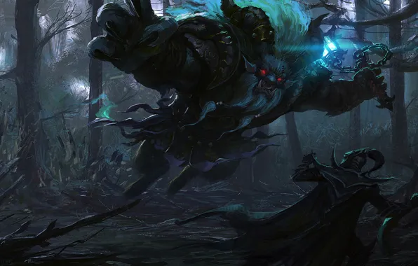 Picture art, attack, Dota 2, Phantom Assassin, Spirit Breaker, Mortred, Barathrum