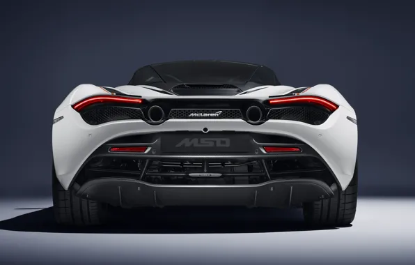 McLaren, supercar, rear view, 2018, MSO, 720S, Track Theme