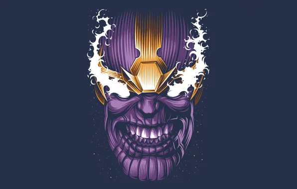 Face, hero, Marvel, face, hero, Marvel, Thanos, Thanos