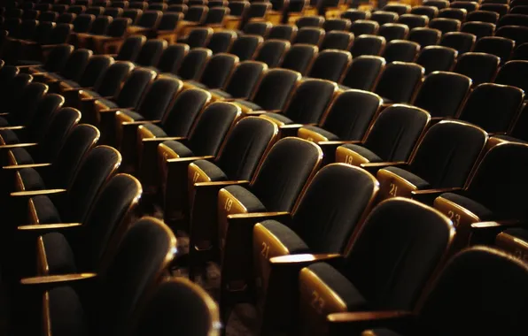 Picture chairs, cinema, places, number, odd