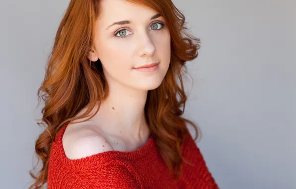 Look, freckles, redhead, Laura Spencer