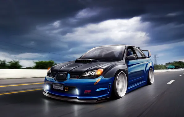 Subaru, wrx, impreza, sti