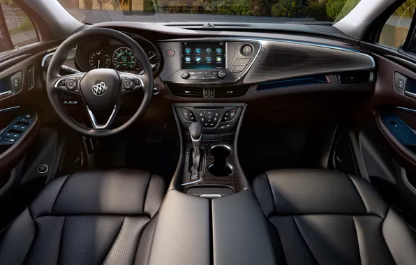 Interior, crossover, Buick, 2015-2016