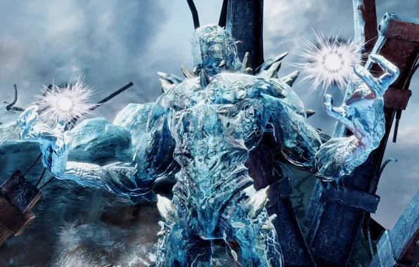Picture ice, game, alien, fighting, warrior, powerful, strong, Killer Instinct