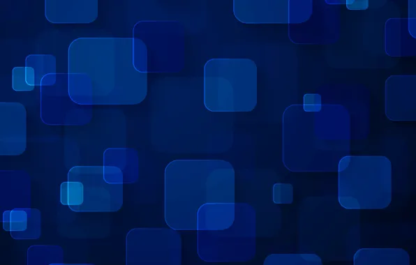 Picture blue, abstraction, background, squares