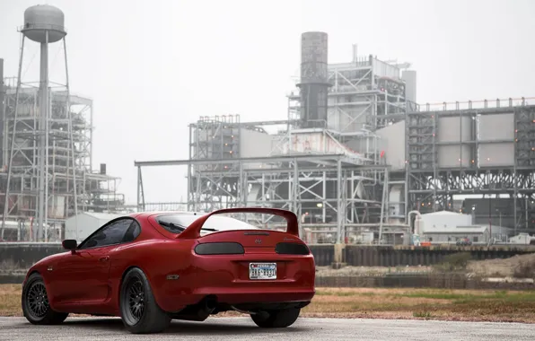 Picture Red, Toyota, Car, Ass, Supra