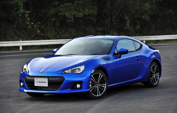 Car, auto, blue, Subaru, car, subaru brz