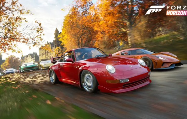 Picture Porsche, Koenigsegg, Microsoft, supercars, Regera, E3 2018, Forza Horizon 4