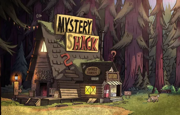 Picture forest, Gravity Falls, The shack