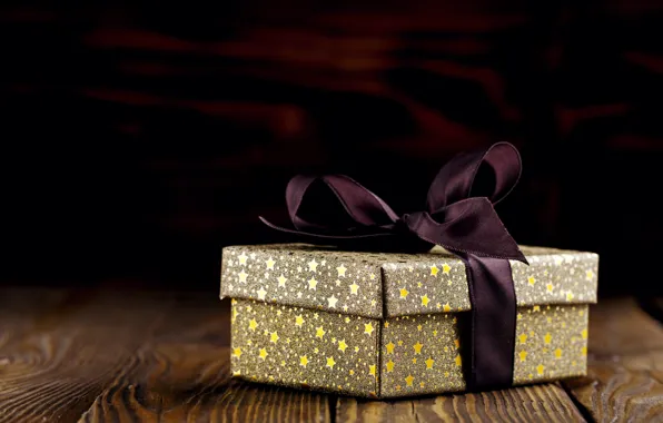 Picture holiday, box, gift, new year, tape, Valeria Maksakova