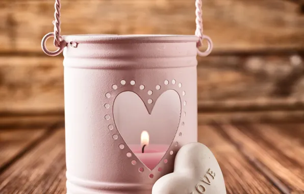 Picture Board, candle, love, heart