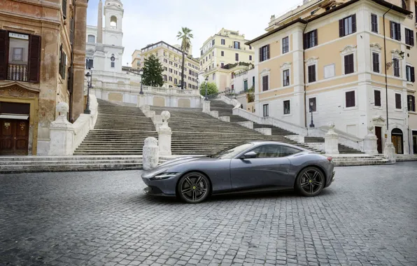 Italy, Ferrari, supercar, Roma, 2020