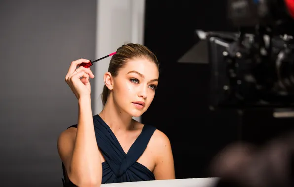 Look, girl, model, mascara, Gigi Hadid