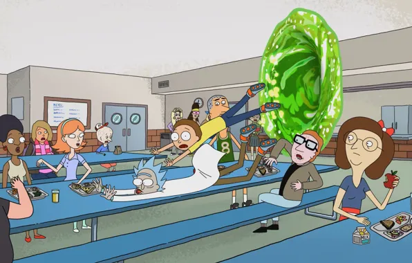 Cartoon, the series, the animated series, Rick and Morty, Rick and Morty