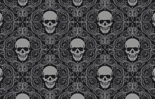 Picture sake, texture, monochrome, digital art, symmetry, ornamented