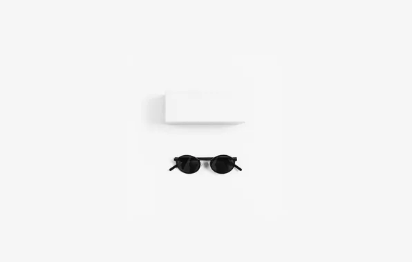 Picture white, background, box, glasses, packaging