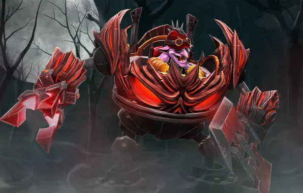 Art, dota 2, Timbersaw, Rizzrack