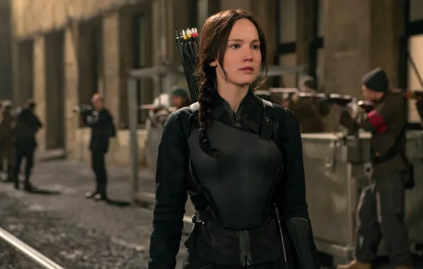 Jennifer Lawrence, Katniss Everdeen, The hunger games:mockingjay, The Hunger Games:Mockingjay - Part-2