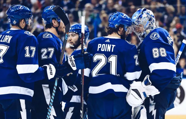 Sport, Zipper, Lightning, Lightning, NHL, NHL, Hockey, National hockey League